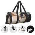 thumbnail image 5 of Horeoi Swordsman Cool Dragon Print Foldable Travel Duffle Bag with Removable Strap - Water-Resistant Gym Vacation Luggage Multi-Pocket Design, 5 of 8