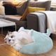 thumbnail image 4 of Cama de peluche para mascotas, suave y calmante, sofá, autocalentable PP Light Lake Blue L, 4 of 8