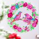 thumbnail image 2 of Wdftyju 5D DIY diamante pintura cristal pájaro corona arte puerta colgante decoración (GT2016) Wdftyju 6lv1qb1aq3pz5sr4D08, 2 of 8