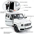 thumbnail image 4 of Off-Road Remote Control Car, 1:14 Mercedes- G63 R/C Off-Roader Toy Car, Doors Open/Working Lights - White/2.4Ghz, 4 of 7
