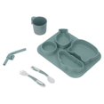 thumbnail image 4 of Juego De Platos De Cena Para Bebés, Juego De 5 Piezas Compartimentado En Forma De Gato, Juego De Vajilla Para Niños, Succión Fuerte Para El Hogar ANGGREK Otros, 4 of 8