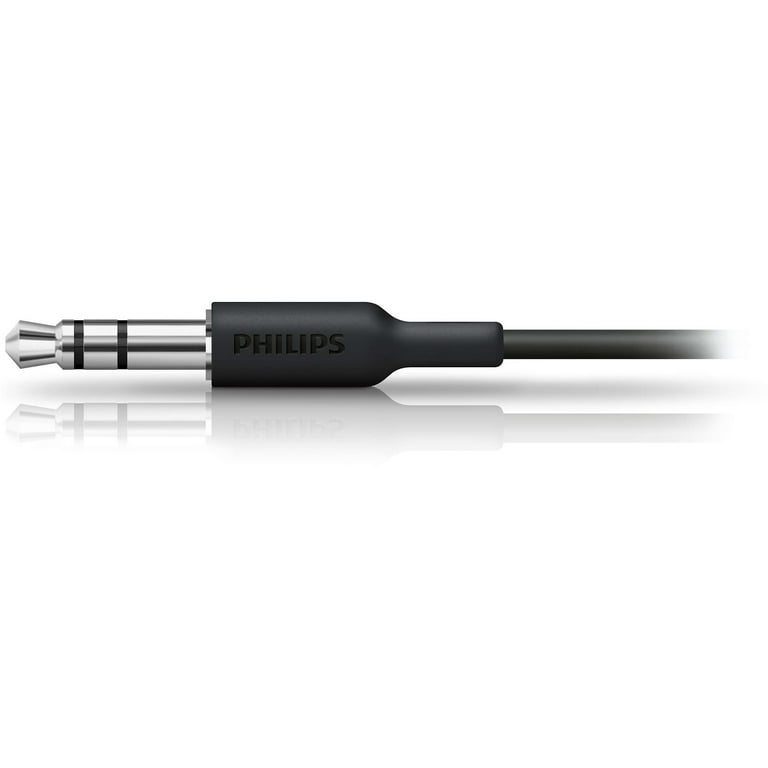 Philips Flexible Earhook Headphones SHS3200 28 Black Replaces SHS3200 37 with Bass Pipe and 15mm Speaker Driver Walmart