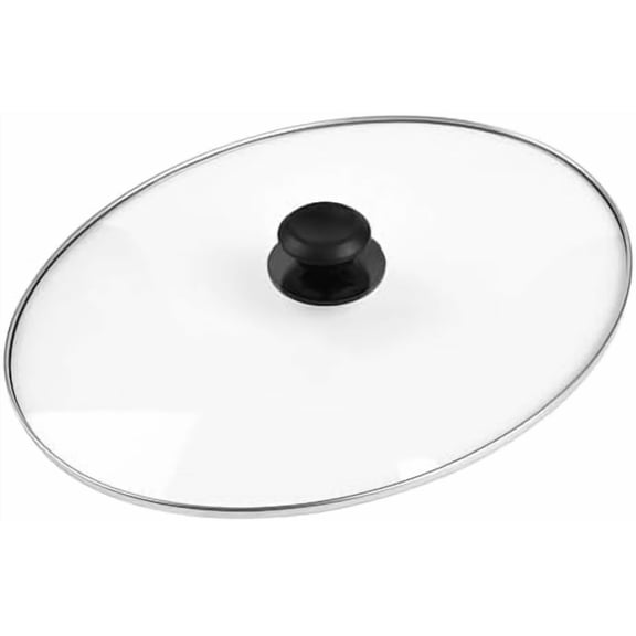 Oval Glass Lid 7 Quart Replacement, Fits For Crock Pot 7qt Slow Cooker SCV700SS and for Hamilton Beach Slow Cooker SCV700, 33474G, SCV700-KC, SCV700SS, Replacement Oval 7 Quart Lids