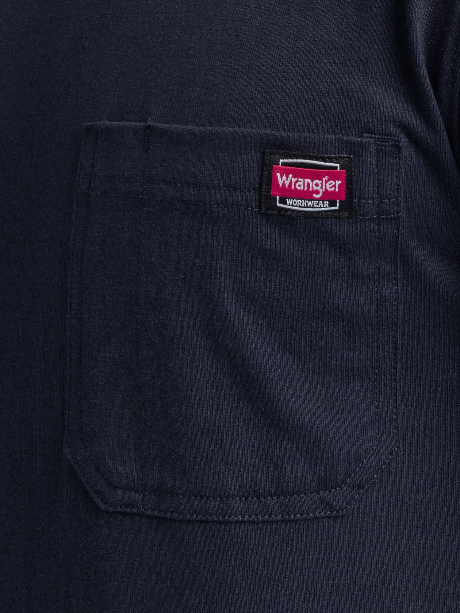 Wrangler Workwear Men's Long Sleeve Heavyweight Pocket T-Shirt, Size S-3XL (Men's and Big Men's)