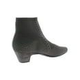 thumbnail image 2 of Eileen Fisher Womens Purl Pull On Heels Sock Boot Gray 7.5 Medium (B,M), 2 of 2