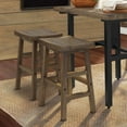 thumbnail image 3 of Alaterre Furniture Pomona 26 in. Solid Pine Wood Counter Height Bar Stool, Industrial Farmhouse Accent Furniture, Natural, 3 of 11
