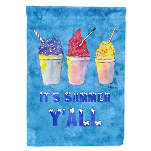 Carolines Treasures 8779-FLAG-PARENT Snowballs and Snowcones Flag multicolor