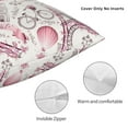 thumbnail image 3 of Honeii Romantic Travel In Paris Print Throw Pillow, Square Decorative Pillow Forms Soft Fluffy Plump Pillow Decorative Pillow Inserts,Couch Pillows-18"x18", 3 of 7