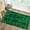 Green, variant on Cotton Printed Hand Woven Area Rug Rag for Hallway | Kitchen | Living Room - 24''x36'' | 2'x3'