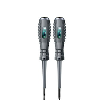 Electric Pen Cross Flat Screwdriver Handheld Non Contact Zero/Live Wire Determination Digital Electrical Screwdriver Tester Voltage Tester