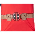 thumbnail image 3 of Marvel Men's Deadpool Superhero Costume Raglan Top And Pants Pajama Set, 3 of 6