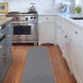 thumbnail image 2 of Hasoo 2' x 6' Runner for Hallway Solid Textured Vintage Rug Non Slip Throw Rugs Indoor Carpet, Gray, 2 of 5