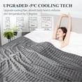 Elegear Revolutionary Cooling Blanket Queen, Absorbs Heat to Keep Body