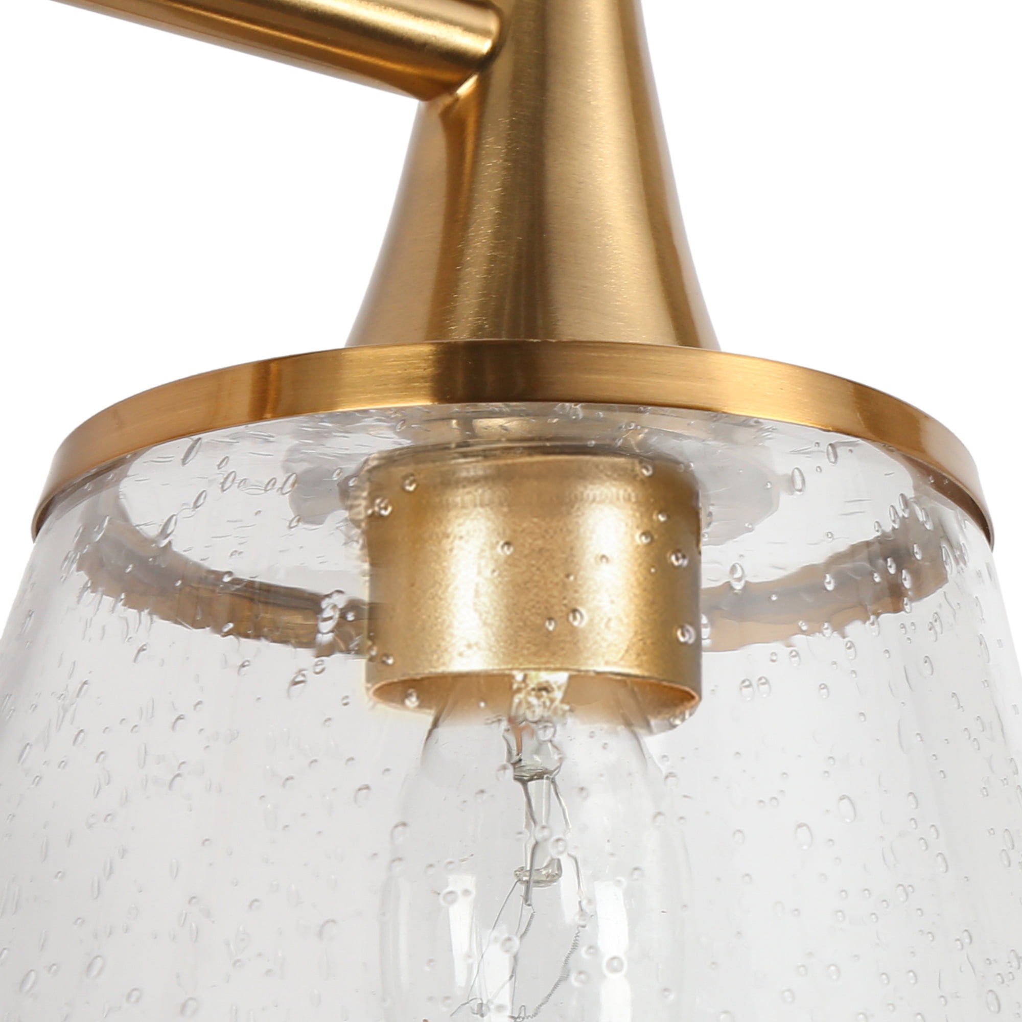 LNC Quoridan 5.9-in W 1-Light Polished Brass Modern/Contemporary LED Wall Sconce