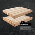 thumbnail image 4 of Extra Large Cutting Board XL from North American Maple - Reversible Butcher Block with Juice Groove for Cutting Meat and Juicy Veggies Easily - XL Chopping Board - Maple - 24x18x1.5 inches, 4 of 6