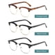 thumbnail image 5 of Lentes Irfora Gafas anti rayos azules Gafas universales con bloqueo de luz azul Gafas de protección ocular ligeras a prueba de fatiga Negro + Plata Irfora Lentes, 5 of 7
