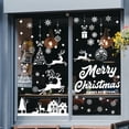 thumbnail image 6 of Unique Bargains Window Clings Party Supplies for Holiday White Christmas Pattern, 6 of 7