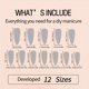 thumbnail image 4 of 24pcs Glossy Red Blood Press On Nails - Scary Ghost Design for Halloween and Christmas - Full Cover Long Stiletto False Nails for Women and Girls, 4 of 4