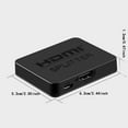 thumbnail image 2 of 4K HDMI Splitter 1 in 2 Out, HDMI Duplicate/Mirror Screen Splitter, Supports 4K 60Hz, Full HD 1080P, Compatible with Laptop, TV, Monitor, and Gaming Consoles, 2 of 5