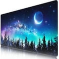 thumbnail image 1 of Galaxy Large Mouse Pad, Desk Pad with Non-Slip Base Extended Mouse Pad XXL Keyboard Mouse Pad Desk Mat On Top of Desks for Work, Game, Office, Home (35.4x15.7 in), 1 of 5