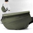 thumbnail image 4 of Bolso de hombro multifuncional Bolsos de mensajero Bolso cremallera impermeable para de deportes verde BLESIY Bolso de hombro para hombre, 4 of 8
