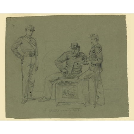 

Print: A Street Contrast circa 1860