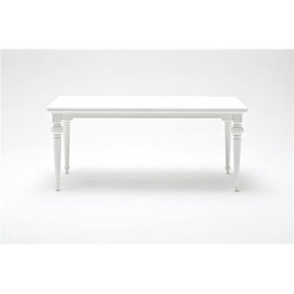 NovaSolo Provence Classic White 71" Dining Table