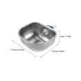 thumbnail image 2 of Niceauty Rabbit Water Feeder Stainless Steel 3Pcs 4.5In, 2 of 7