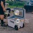 thumbnail image 4 of RTIC Ultra-Light 52 Qt Wheeled Hard-Sided Ice Chest Cooler, Fits 78 Cans, Cool Grey & Navy, 4 of 8
