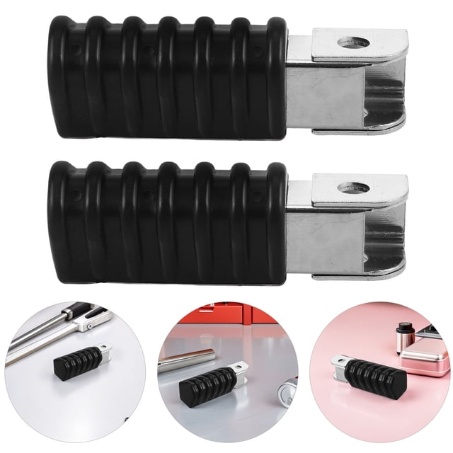 BESTYASH 1Jgo Reposapiés Para Motocicleta De Aleación De Aluminio Con Ergonómico Y Fácil Instalación