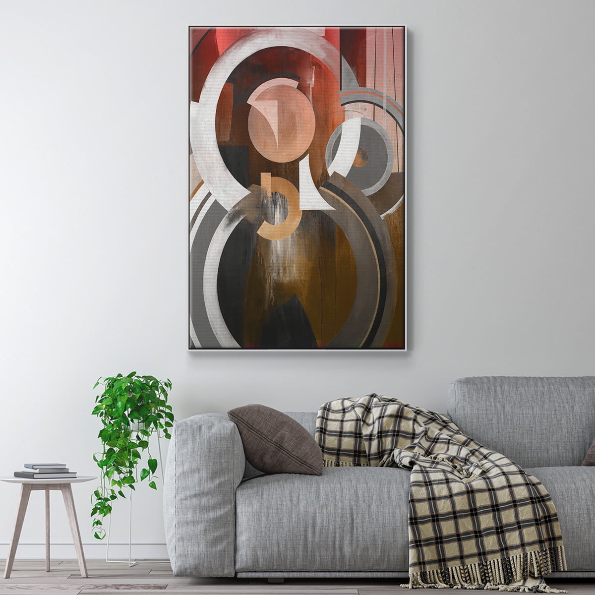 Focal Framed Premium Gallery Wrapped Canvas - Ready to Hang - 27 x 41 - White Floating Frame