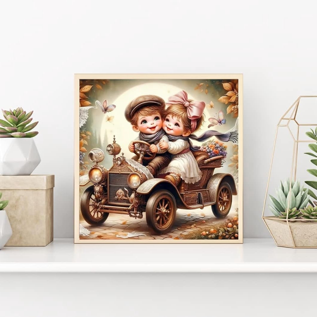 Cup Diamond Art Painting Kits for Adults-Round Full Drill Diamond Painting Kits for Beginners-DIY 5D Diamond Gem Art Kits for Adults for Gift Home Wall【11.8x11.8inch】