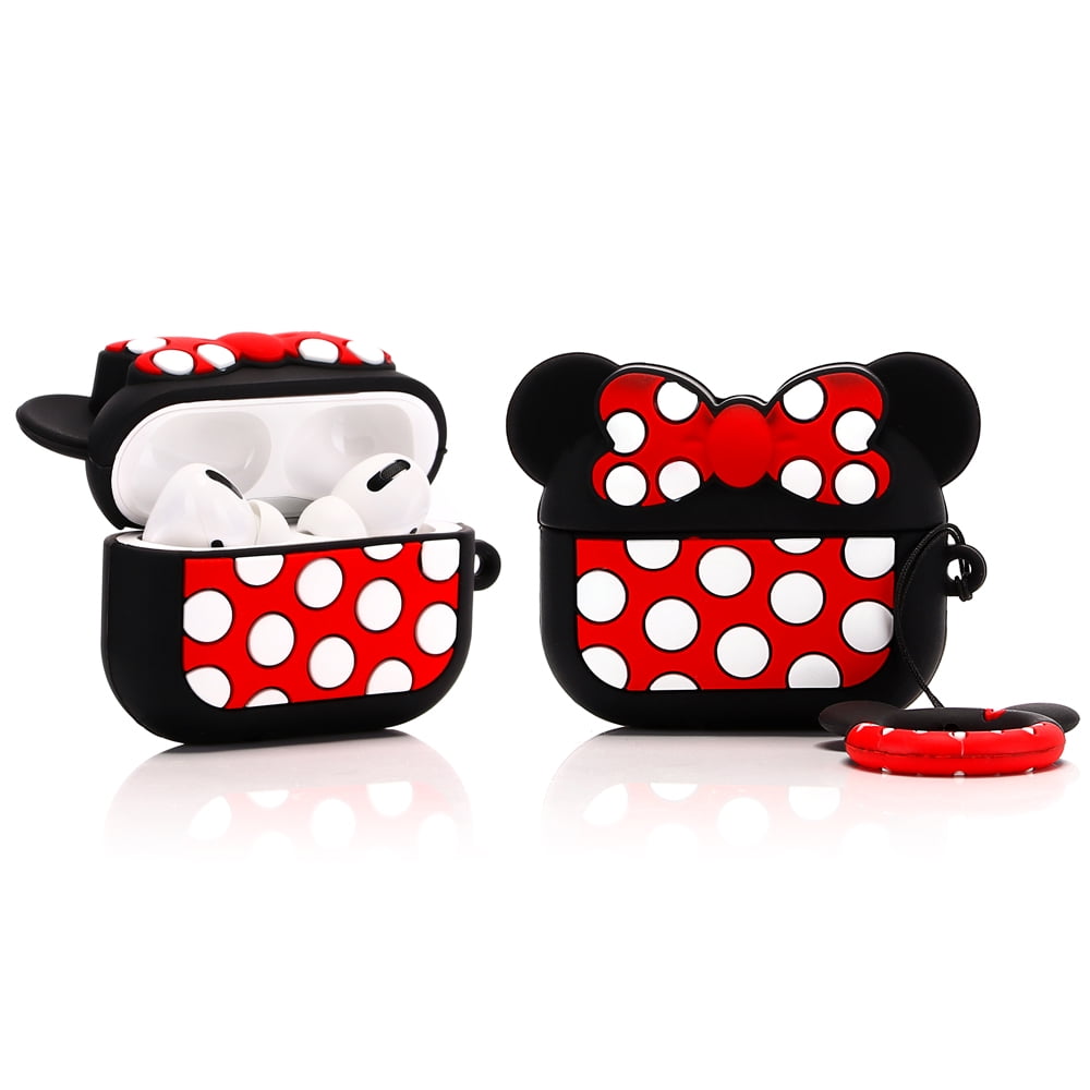 LEWOTE Disney Earbud Silicone Case for Apple Airpods Pro, 3D Anime