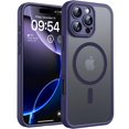 thumbnail image 1 of Funda de teléfono TOCOL para iPhone 16 Pro Max Magsafe Midnight Purple, 1 of 6