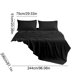 thumbnail image 3 of Juego de sábanas de poliéster de 3 piezas, color liso cepillado, sábana plana con 2 fundas de almohada, ropa de cama suave y cómoda para el hogar y el dormitorio, resistente a las arrugas y a la, 3 of 6