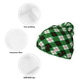 thumbnail image 3 of Picia Green Argyle Plaid Pattern Knitted Beanie Hat for Men and Women , Unisex Winter Warm Stretchy Knit Cap Thick Fisherman Beanies Cuffed Plain Skull Caps, 3 of 6