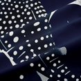 thumbnail image 5 of Manfei Marine Shark Blackout Curtains Set of 2 (38x54 Each), Cartoon Water Plant Living Room Curtains, Midnight Blue, 5 of 6