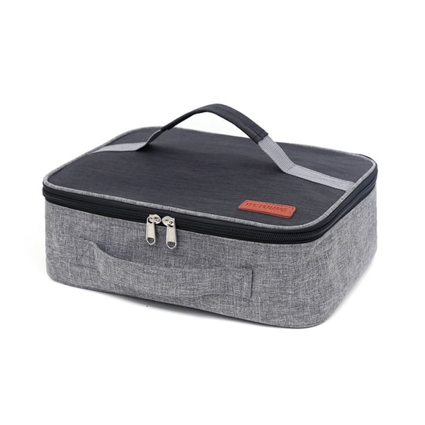 Bolsa de almuerzo pequeña para hombres y mujeres, fiambrera con aislamiento, bolsa portátil para enfriar el almuerzo