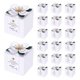 thumbnail image 1 of Cajas de Favor Uxcell (2.56"x2.56"x2.56", Blanco)(20 Set) Caja de Papel Cuadrada para Dulces con Tarjeta de Agradecimiento Blanca, Ideal para Bodas y Fiestas, 1 of 7