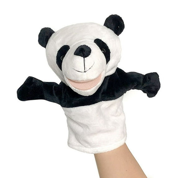 Kids Toy Educational Toys Stuffed Animals Stuffed Toys Stuffed Toys Panda Bear Shark Hand Finger Puppet Finger Puppet Plushed Doll Animal Puppet PANDA