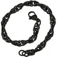 thumbnail image 4 of Primal Steel Stainless Steel Black IP Plated 9in Bracelet, 4 of 7