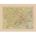 thumbnail image 2 of Hammond 32x26 Gold Ornate Wood Framed with Double Matting Museum Art Print Titled - Washington DC - Hammond 1910, 2 of 4