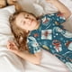 thumbnail image 4 of Balery Christmas Snowman Gift Conjunto de Pijama Infantil de Manga Corta con Estampado – Ropa de Dormir de Algodón Suave-XX-Large, 4 of 4