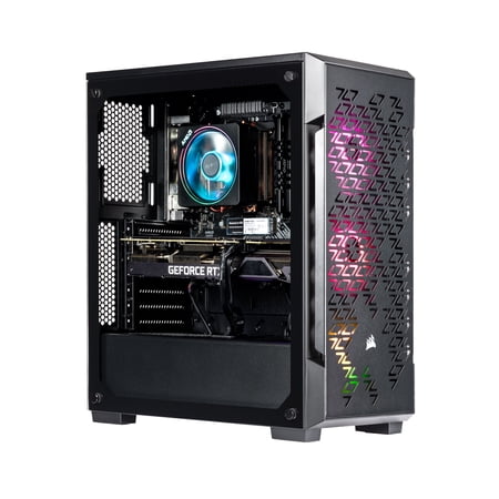 Velztorm Fultix Custom Built Gaming Desktop PC (AMD Ryzen 5-5500 6-Core  GeForce RTX 3060  64GB RAM  1TB PCIe SSD + 1TB HDD (3.5)  Wifi  USB 3.2  HDMI  Bluetooth  Win 10 Pro)