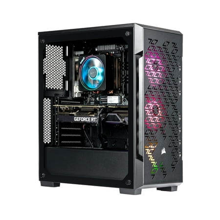Velztorm Fultix Custom Built Gaming Desktop PC (AMD Ryzen 5-5500 6-Core, GeForce RTX 3070, 64GB RAM, 1TB PCIe SSD, Wifi, USB 3.2, HDMI, Bluetooth, Win 11 Home)