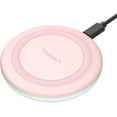 thumbnail image 1 of Cargador inalámbrico Yootech, almohadilla de carga inalámbrica rápida máxima de 10 W compatible con iPhone 15/15 Plus/15 Pro Max/14/13/SE 2022/12/11/X/8, Samsung Galaxy S22/S21/S20, para AirPods Pro 2, 1 of 4