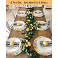 thumbnail image 4 of 13 Inch Round Placemats Set of 4, Watercolor Flowers Non Slip Heat Insulation PP Table Mats, Spring Sunflowers Daisy Butterflies Beige Washable Place Mats for Kitchen Dining Party Table Decor, 4 of 7