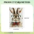 thumbnail image 6 of ONETECH Rabbit Glasses Bow Tie Golf Towel Christmas 24x16in 2PC, 6 of 7