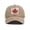 Khaki, variant on CANANA Maple Leaf Wash Print Dad Hat Distressed Baseball Cap for Men Women Adjustable Denim Style Army Green One Size