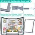 thumbnail image 2 of 2PCS W10830162 Refrigerator Door Gasket Gray Compatible With Whirlpool 12723206AP, W10179332, W10179332N, 2 of 5